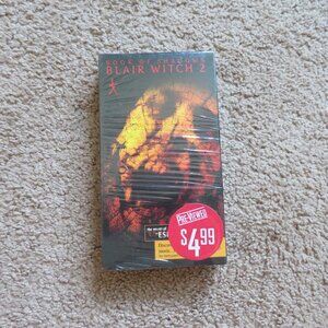 NEW Book of Shadows Blair Witch 2 VHS sealed